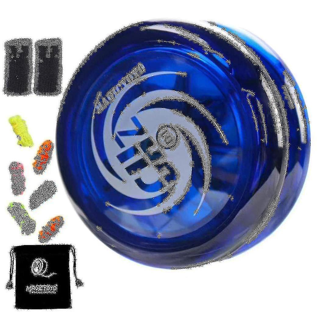 Responsive Yoyo D1 Ghz,professional Looping Yoyos Beginner With Yoyo Strings+finger +yoyo Bag,blue