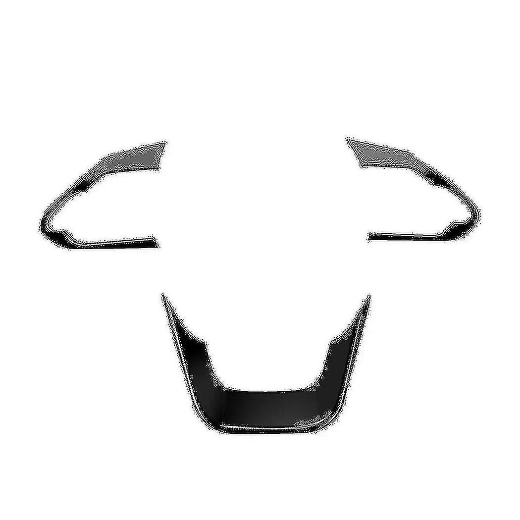 Car Bright Black Steering Wheel Panel Cover Trim Decoration Frame Sticker For Voxy Noah 90 Series 2