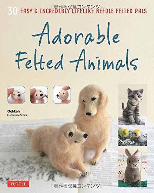 Adorable Felted Animals by Gakken Handmade Series Paperback