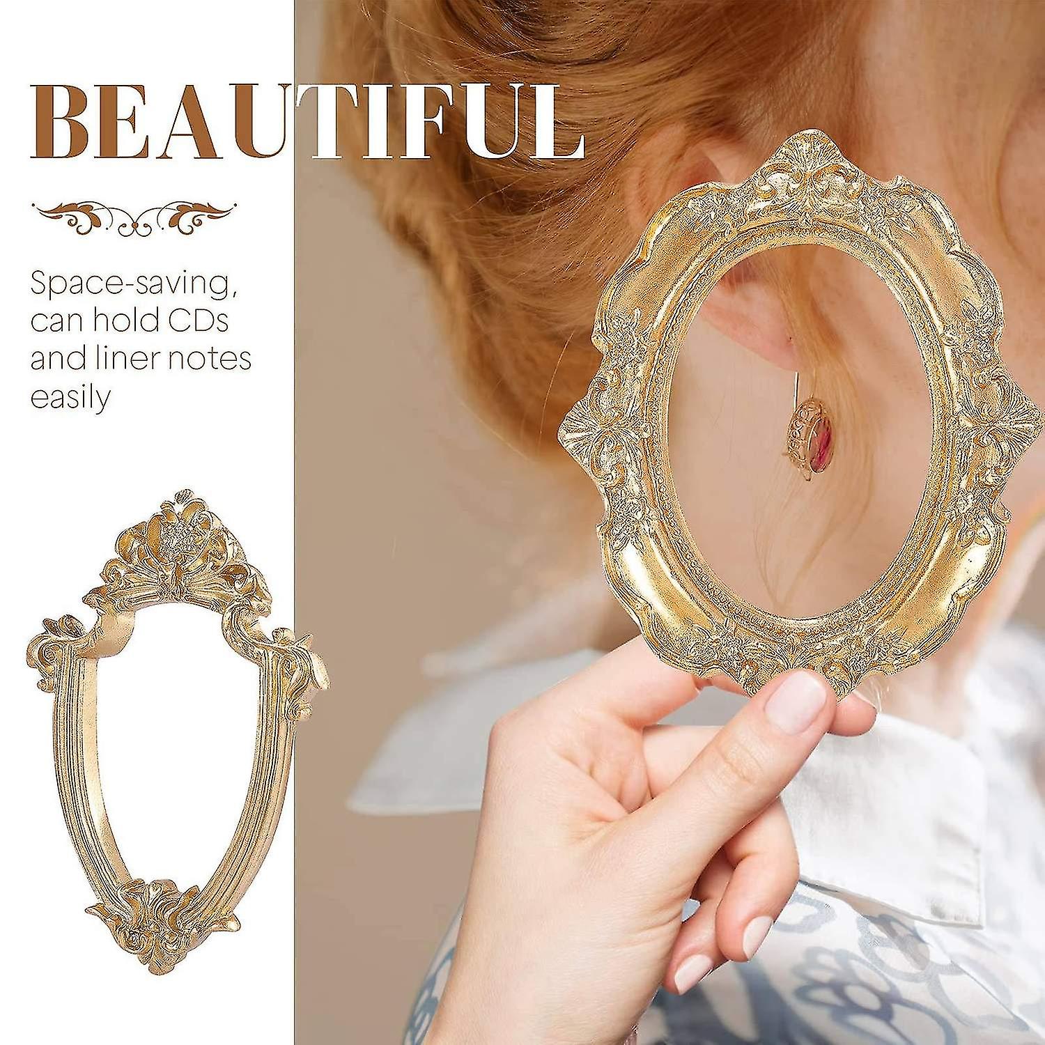 4個ヴィンテージ写真フレームアンティークフォトフレーム壁掛け