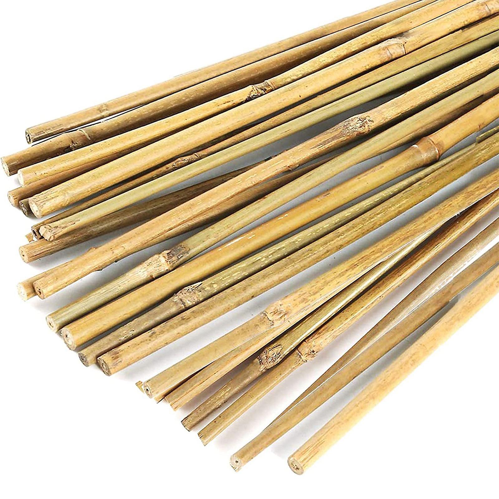 20 Pcs Plants Bamboo Stakes Poles Easy Installation Plants Anti-fall Stand For Supporting Stems Vines