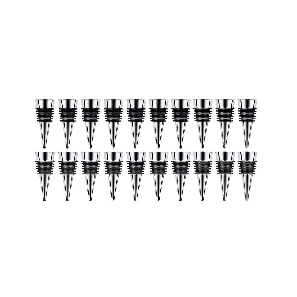 20pcs Metal And Bevera Bottles Stoppers Bottles Corks Tapered Stora Crafts Art Diy