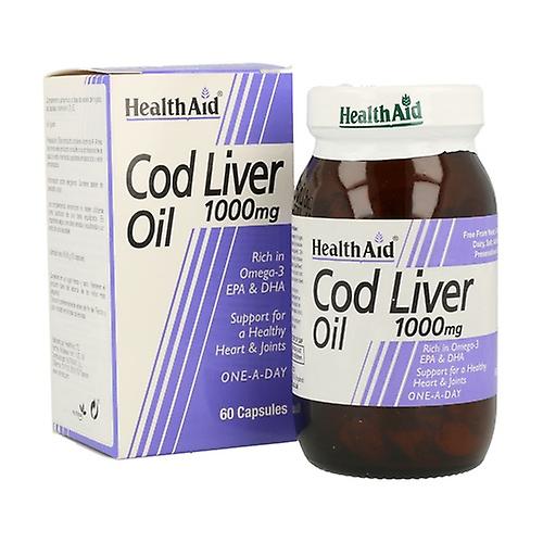 Cod Liver Oil 60 capsules of 1000mg