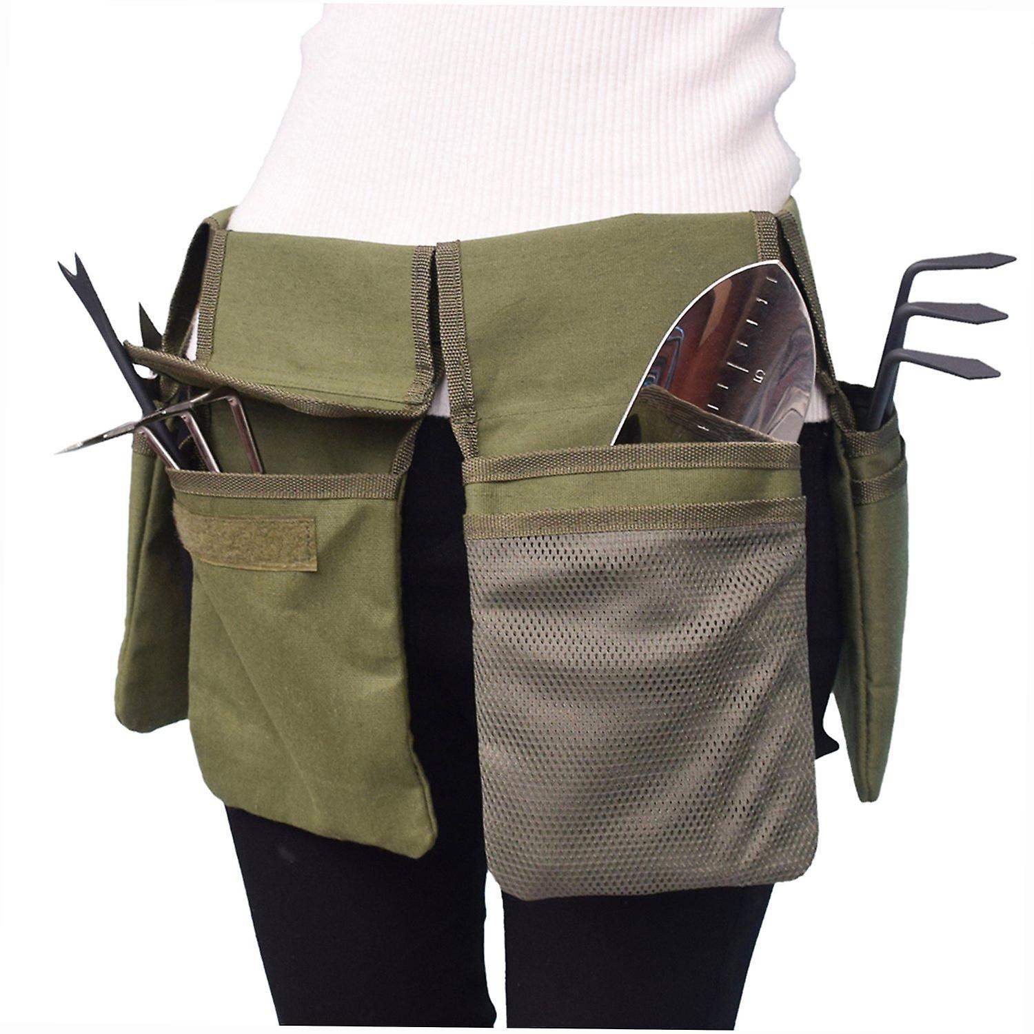 Garden Tool Belt Canvas Waist Tool Apron with Pockets Gardening Kit Tote Bag Home Organizer Gardenin
