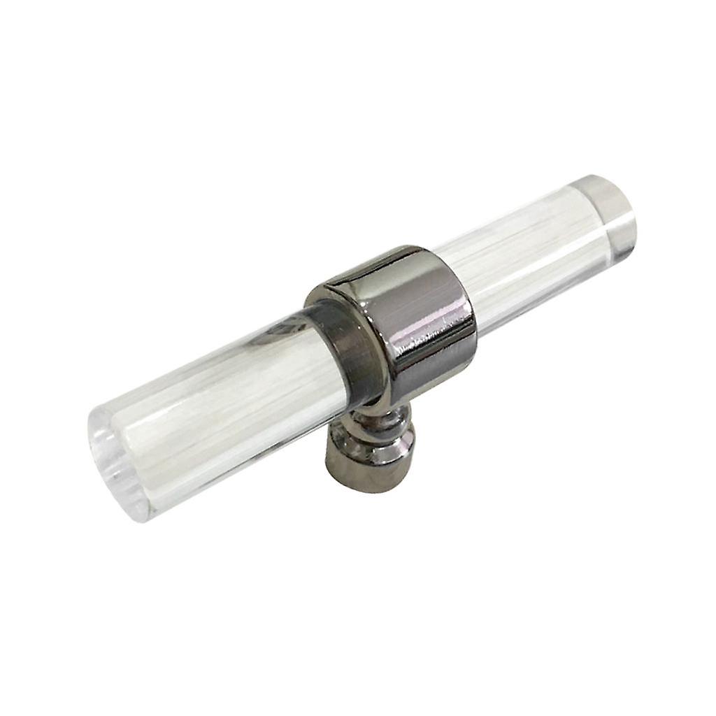 Acrylic Connecting Rod Bar for Door Handles Drawer Pull Knob  Chrome 80mm