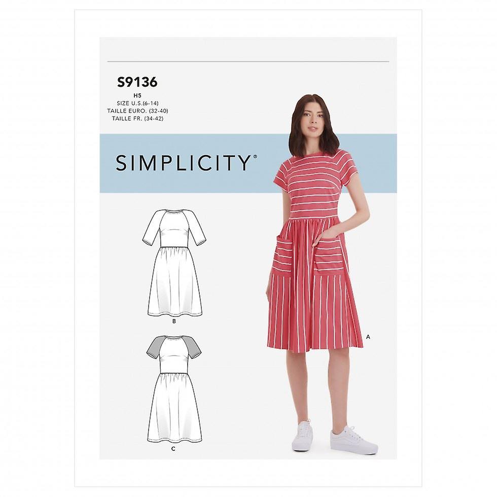 Simplicity Papier Schnittmuster 9136