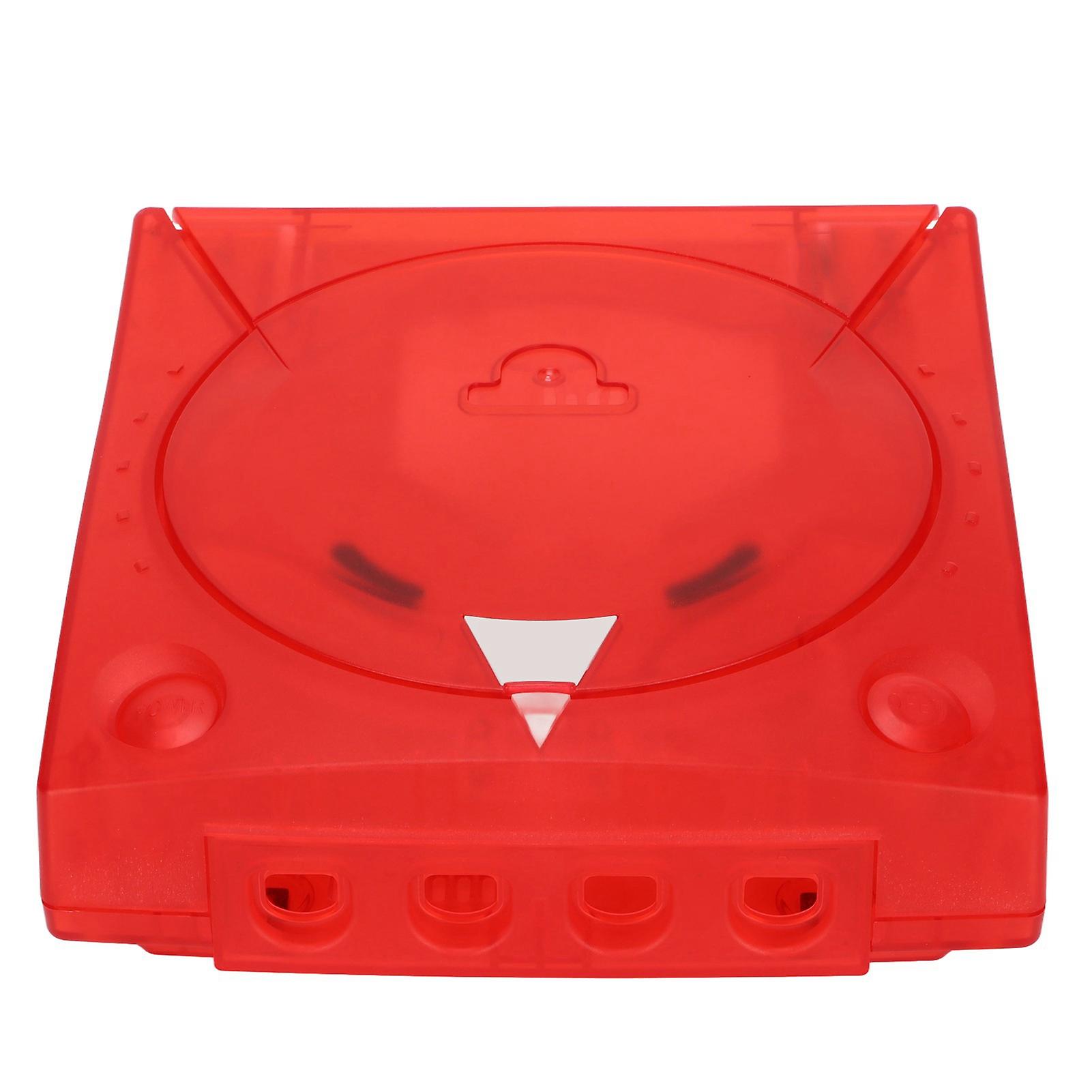 Pour SEGA Dreamcast DC Translucide Case Retro Video Game Game Console Protective Housing Shell Translucide Rouge