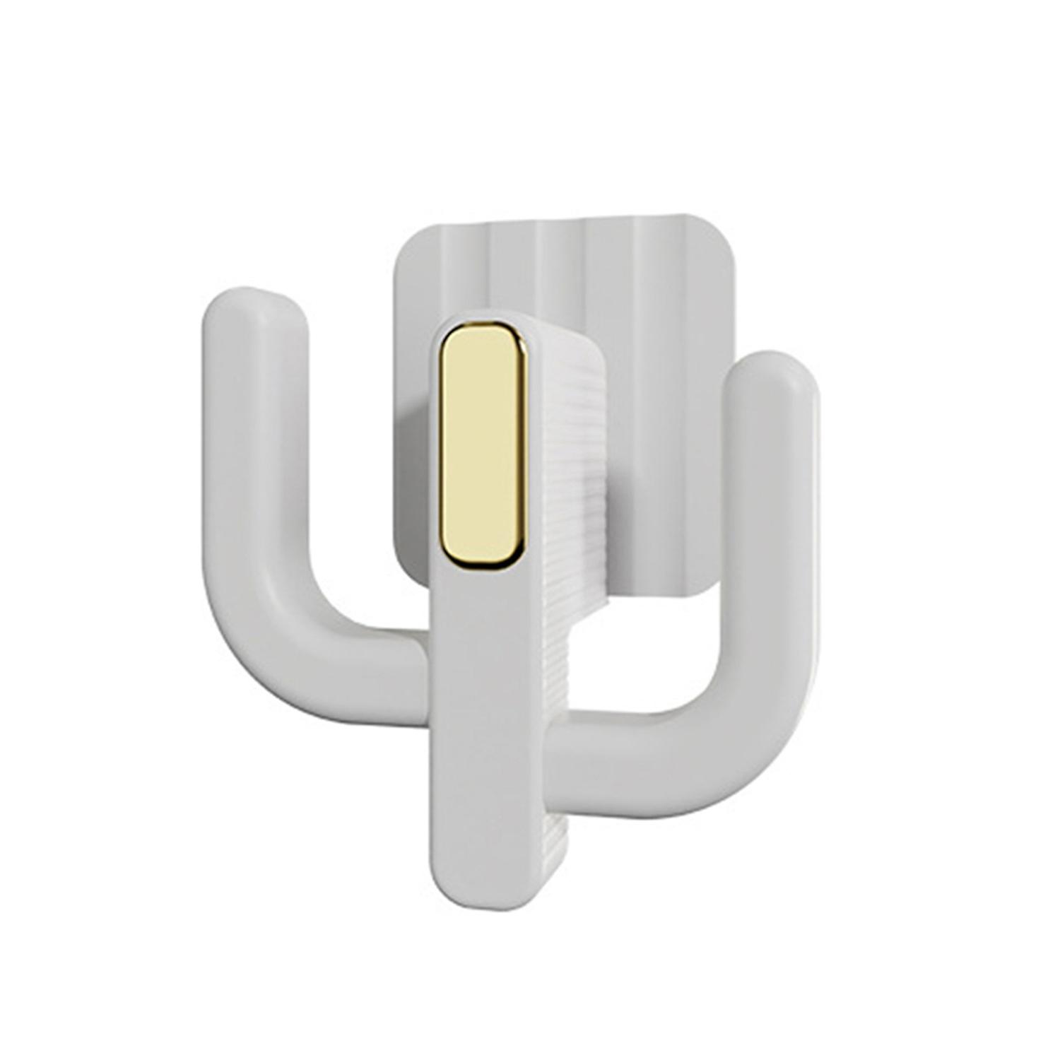 Punch-free Slipper Rack Cactus Shape Utrymmesbesparande Väggmonterad Toffelkrok Stark Badrumstoffel