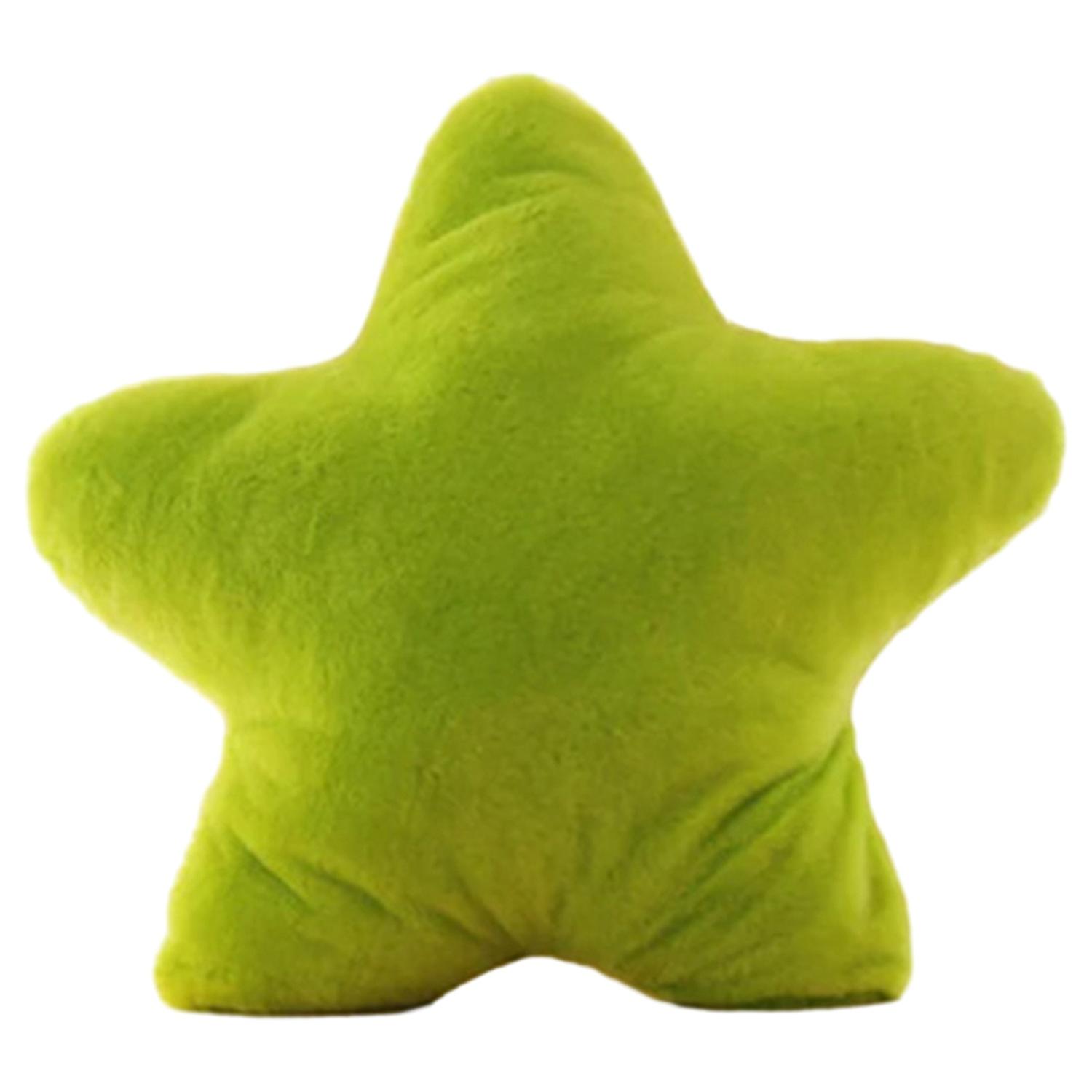 Fluffy Star Cushion Soft Furry Design PP Cotton Filling Unique Vibrant Atmosphere Home Decoration Pi