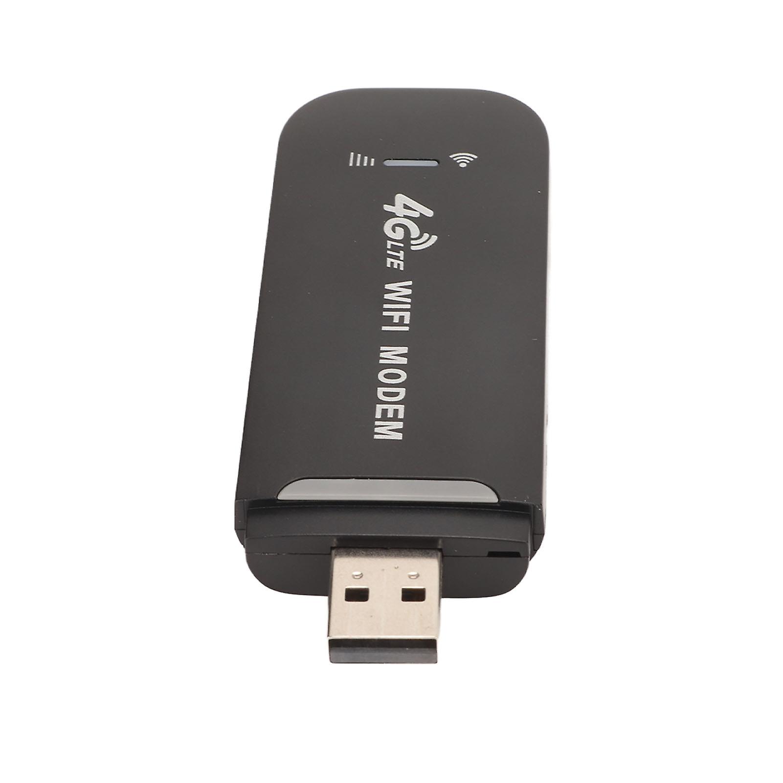 4G LTE USB WiFi Router 150Mbps Support 10 Users Portable WiFi Modem Mobile Wifi Router for Tablet Laptop Black 