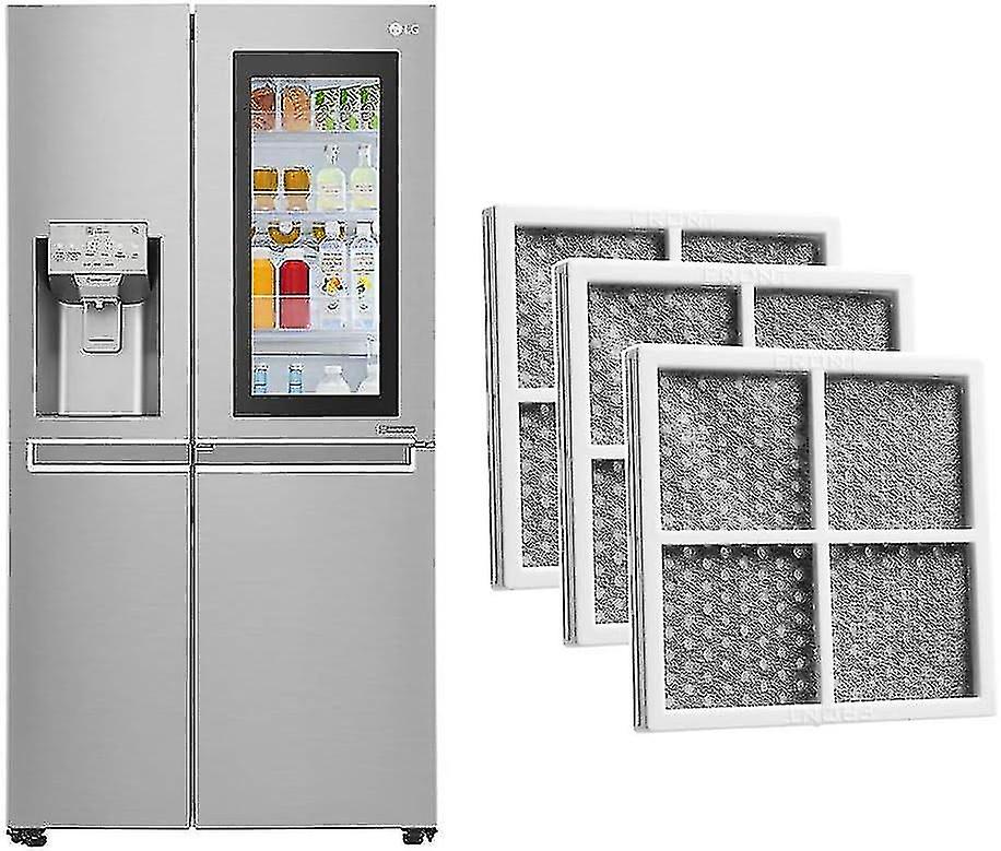 Filtro dell'aria per frigorifero Lg Pure N Fresh, 3 pezzi di ricambio Filtro dell'aria fresca, per Lg-yuyu