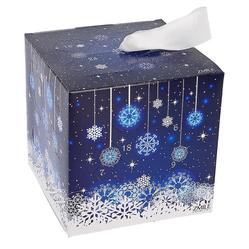 Zmile Cosmetica Advent Kalender Cube Snow Flake Blue
