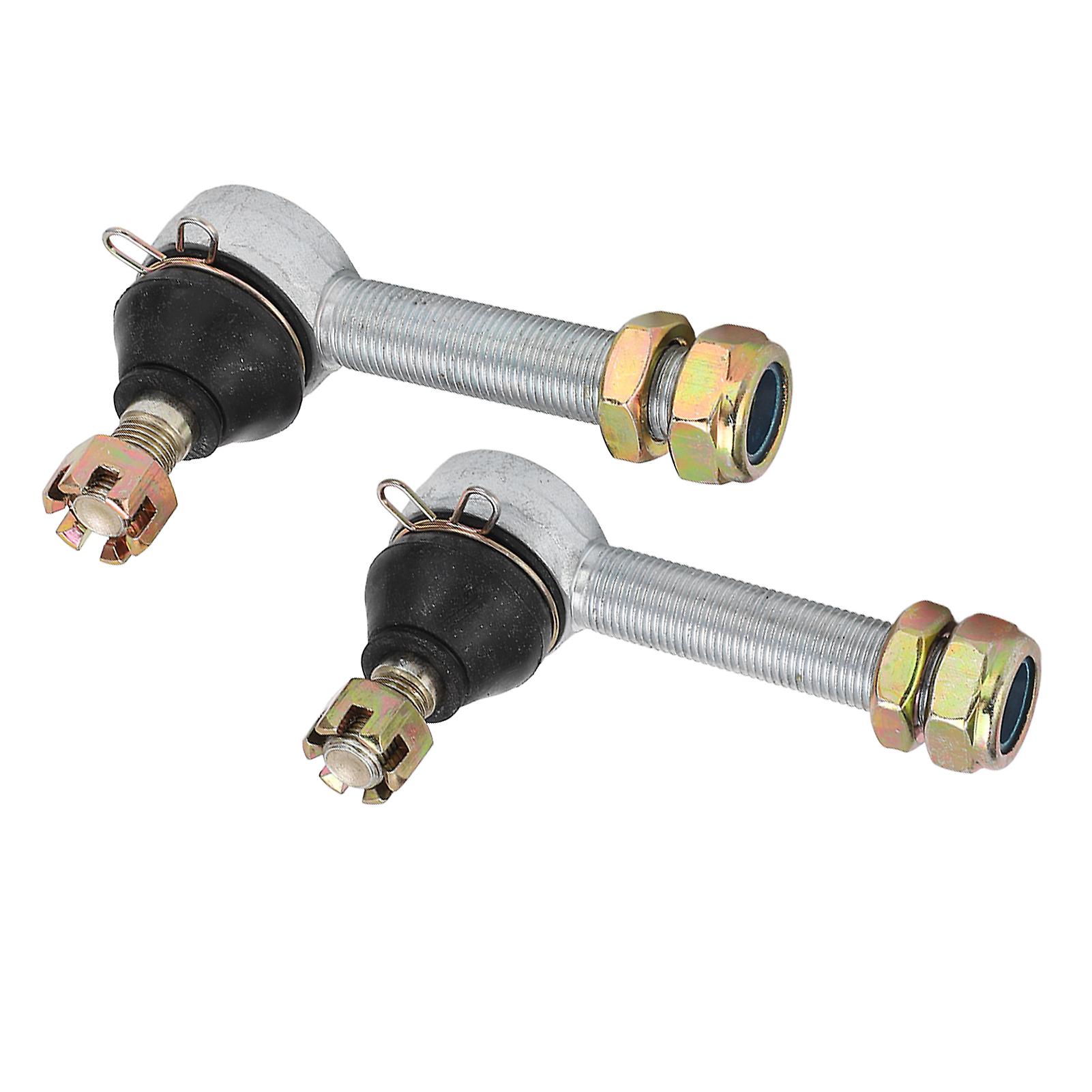 1 Pair 12mm 16mm Left Right Bolt Tie Rod End Ball Joiner for 150cc 250cc Quad Dirt Bike ATV Go Kart Moped Scooter