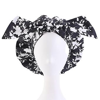Veeki Set 0f 3 Waterproof Shower Cap for Kids, Girl Bath Hat of Cute Pattern Washable Reusable Shower Caps -Cute Shower Cap forHome Use, Hotel (Black)