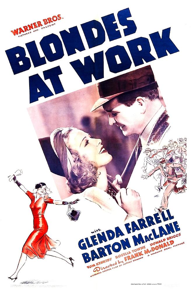 Blondes At Work U Poster