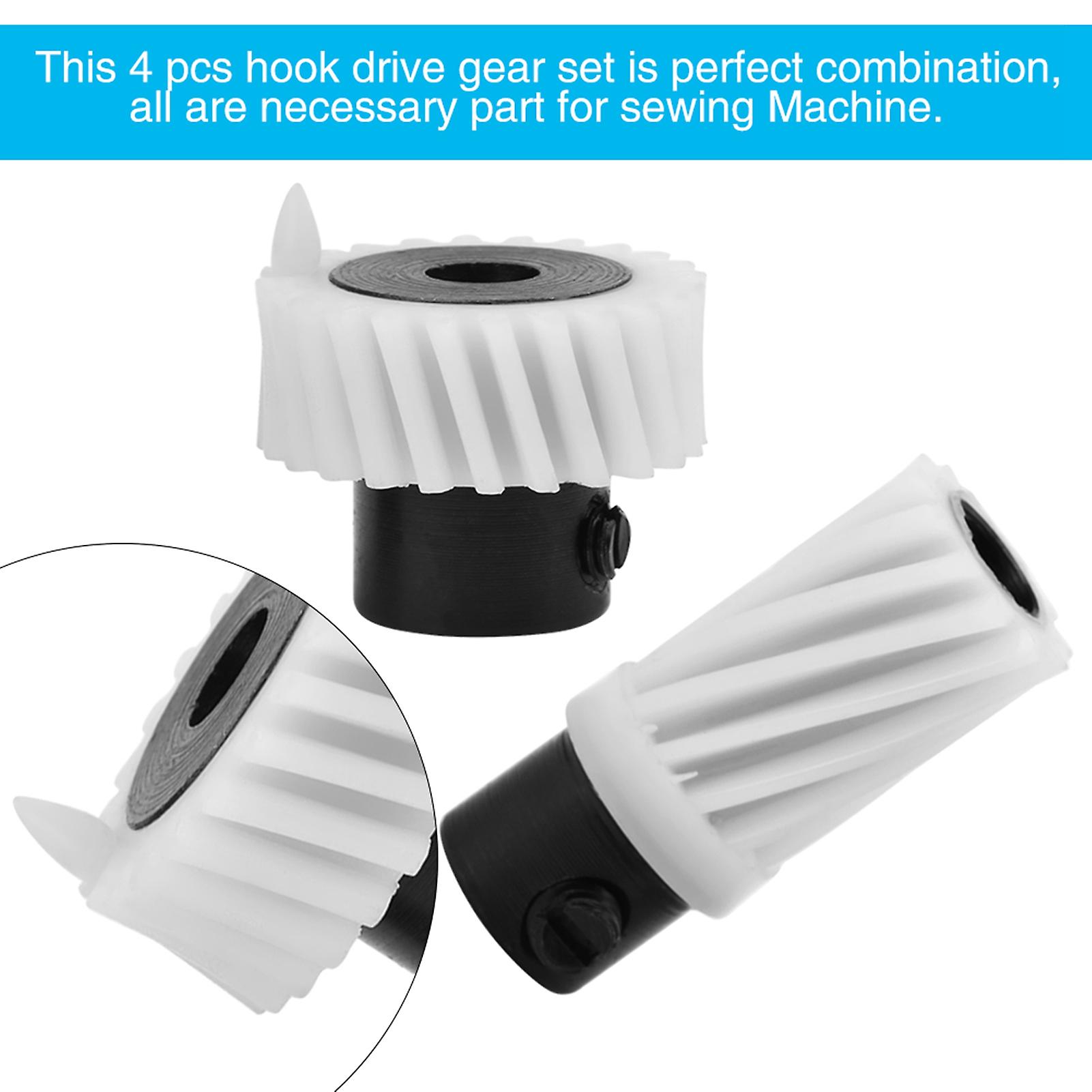 Durable 4 pcs Hook Drive Gear Set Sewing Machine Accessories For Singer