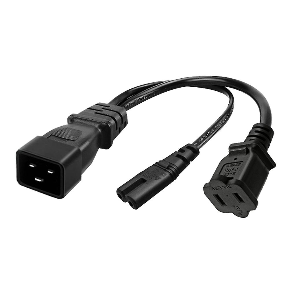 IEC320 C20 prodlužovací napájecí kabel zástrčky samec na prodlužovací linku C7 +1-15R samice