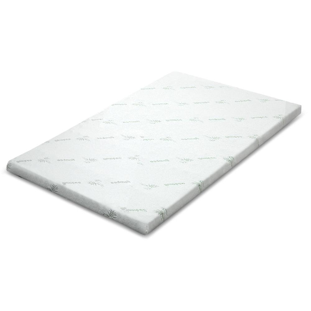 Giselle Cool Gel Memory Foam Mattress Topper W / Bamboo Cover 5 سم أغطية مرتبة مزدوجة وواقيات