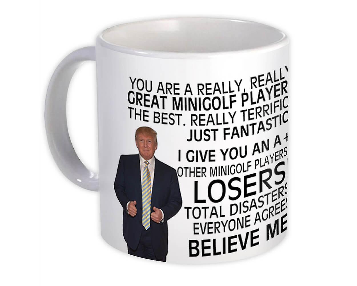 Gift Mug: Gift for Minigolf Player Donald