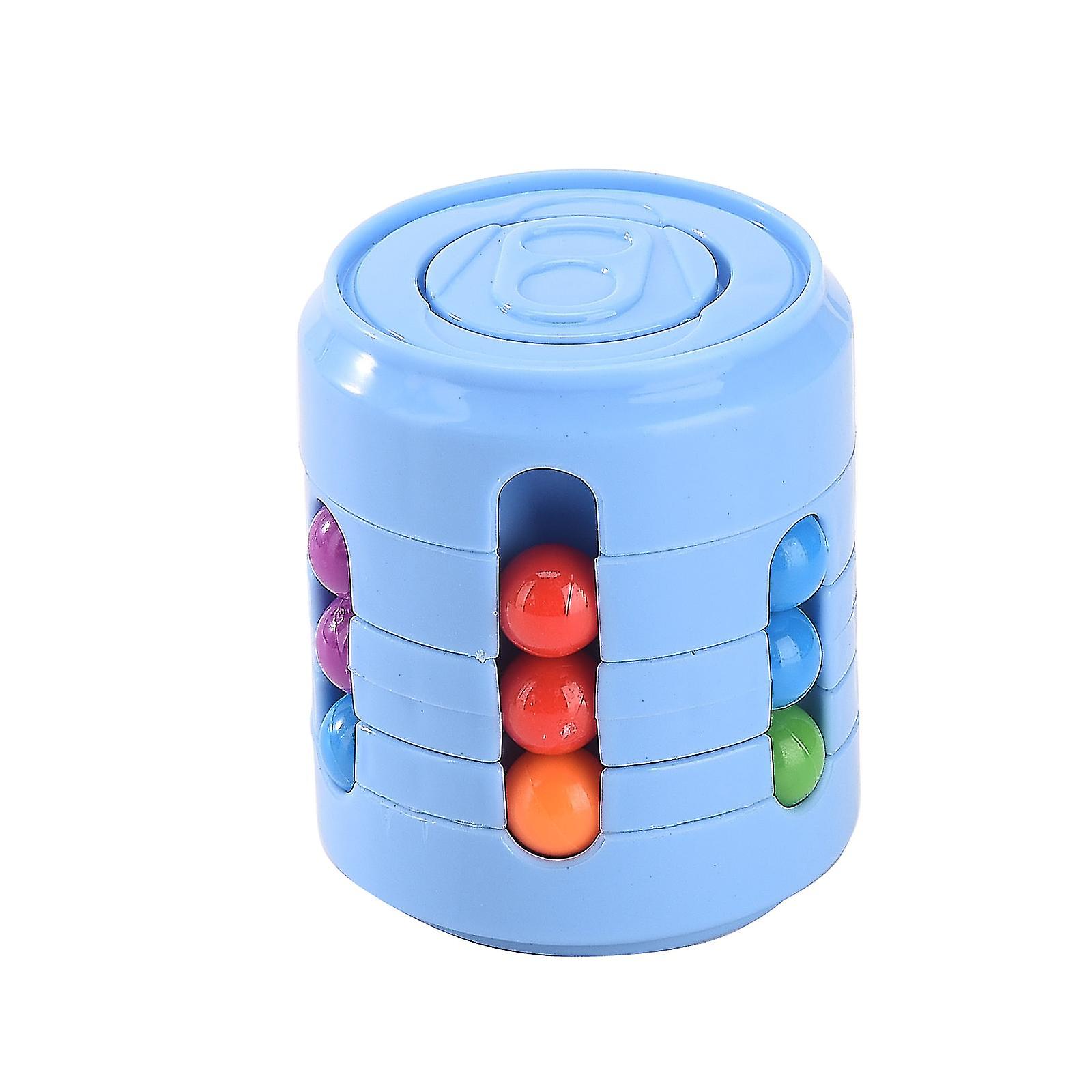 Magic Bean Cube Fingertip Toys Rotating Reliever Stress Toys Fingertip Top Puzzle Ball Bearing Spinner