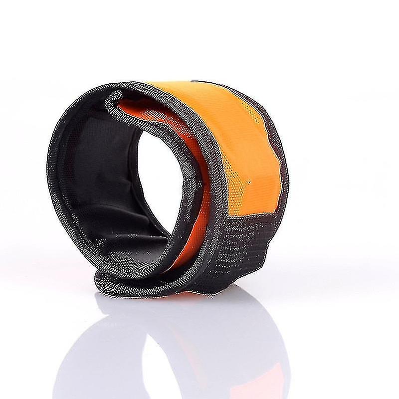 LED Light Up Wristband Security Light for Running Concert Camping - 2 Pieces - Orange
