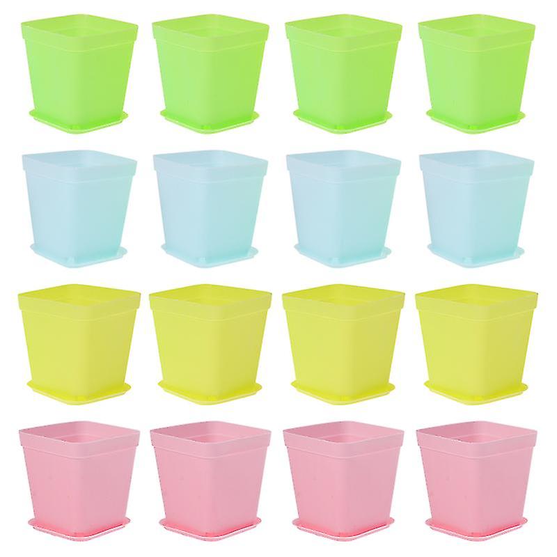 24pcs Resin Flower Pots