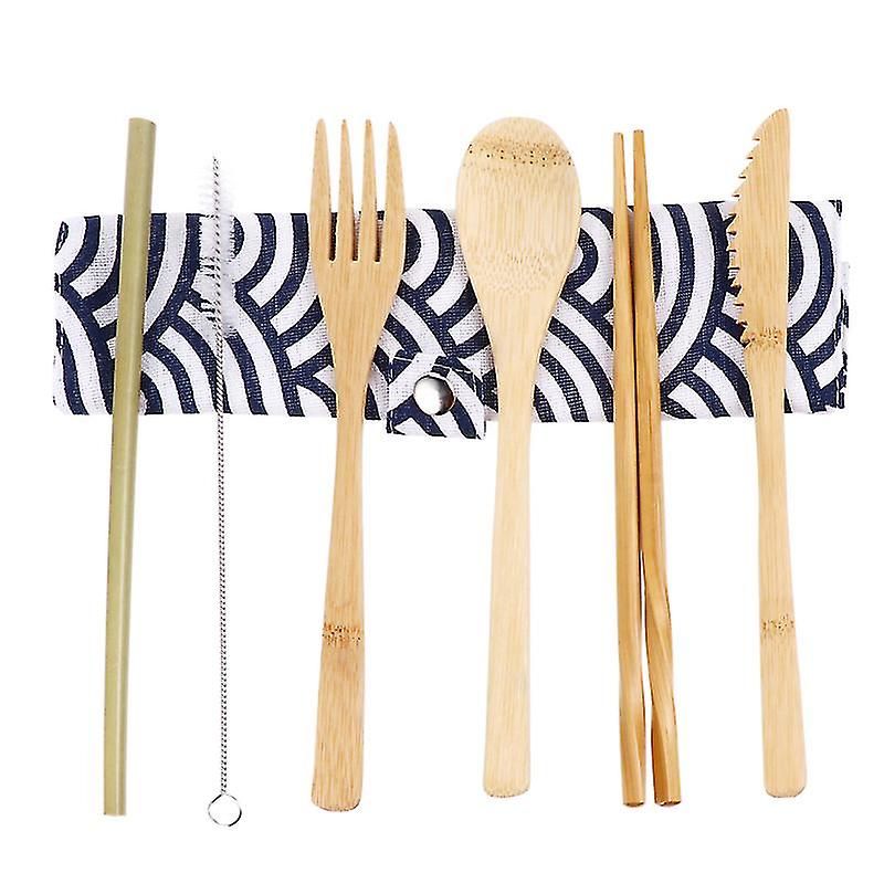 1set Bamboo Tableware Set