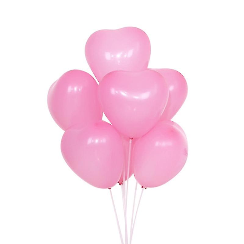 100 adet Kalp Şekli Balon Lateks