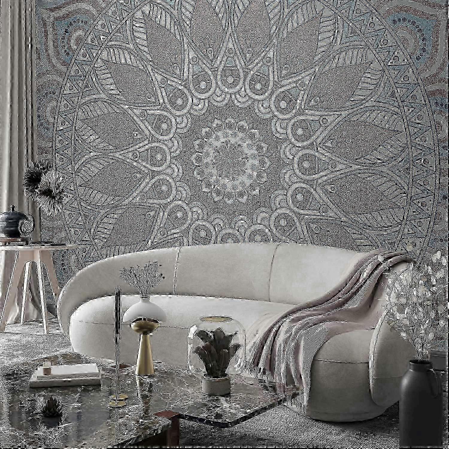 Zelfklevende muurschildering - Oriental Circle