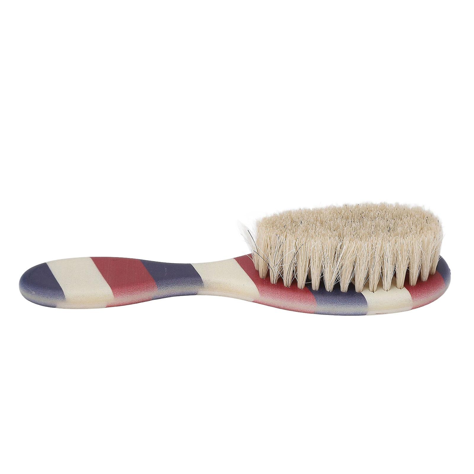 Hommes Barbier Barbe Brosse Barbe Styling Barbe Rayé Poignée Portable Doux Nettoyage Brosse Brosse À Barbe 
