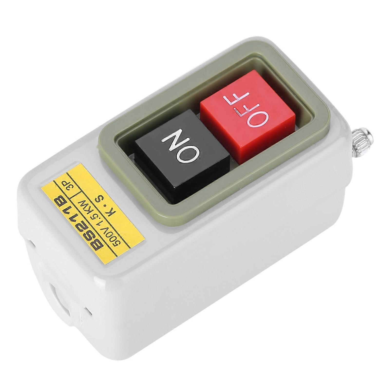 Self Locking 3P On/Off Power Push Button Switch AC 220V/380V BS211B ...