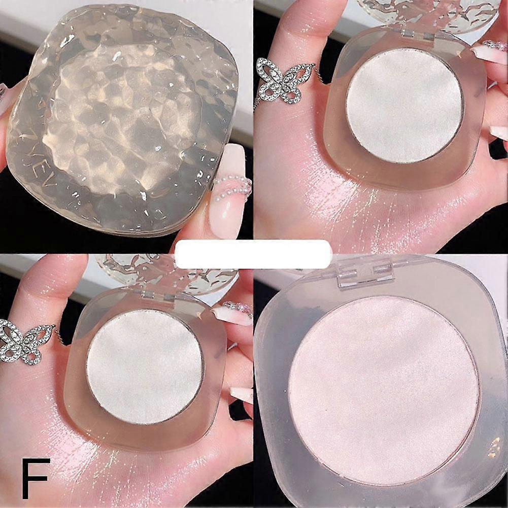 6#Falling Powder (F) $ZVEV Watery Light 3D Highlight Powder Palette Brightens the Contour and Contours the Face with Fine and Natural Glitter 5.6g