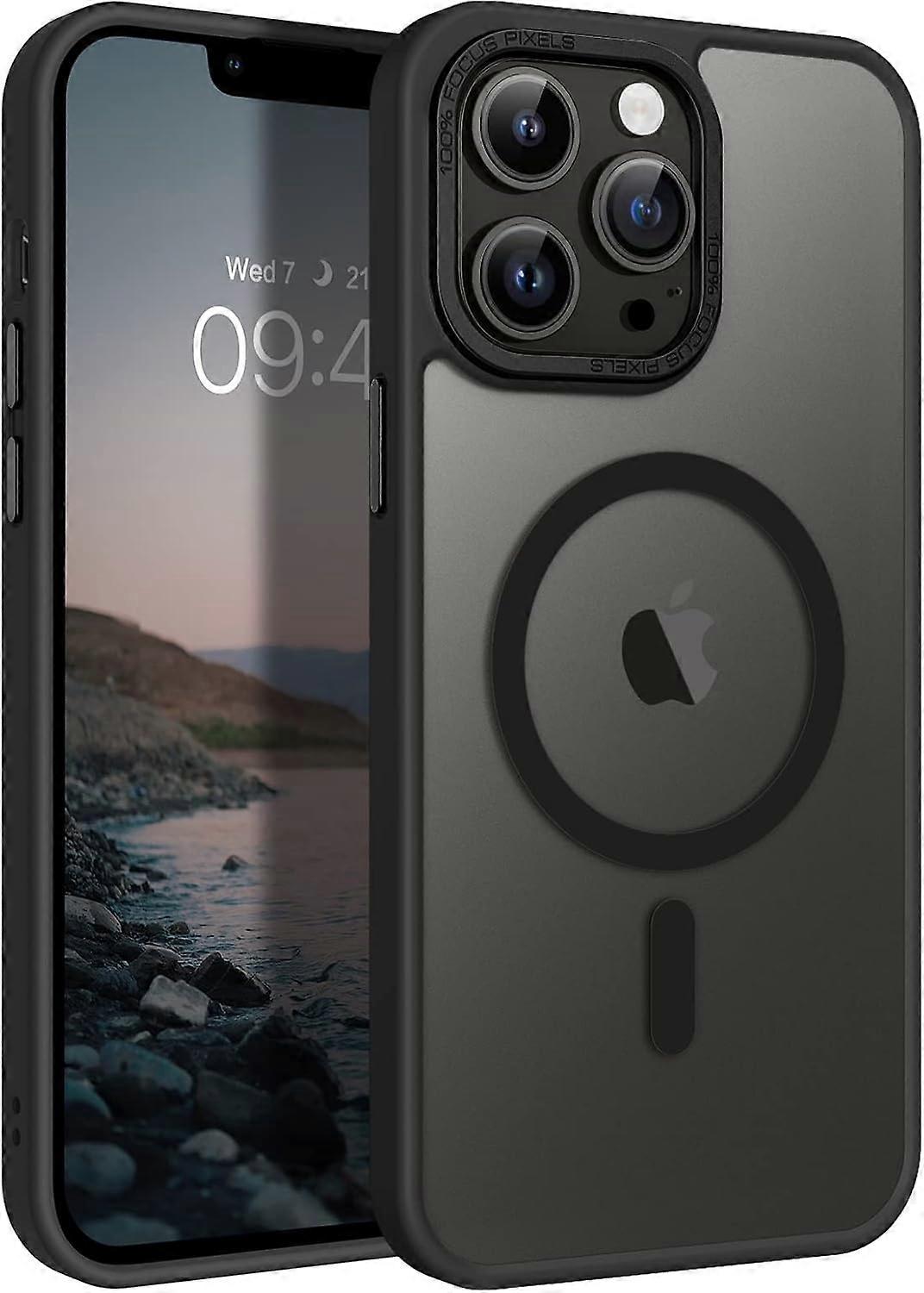 TIANYING for iPhone 13 Pro Max Phone Case,iPhone 13 Pro Max Magnetic Case [Compatible with MagSafe] Translucent Matte Shockproof Women Men Girl Protec