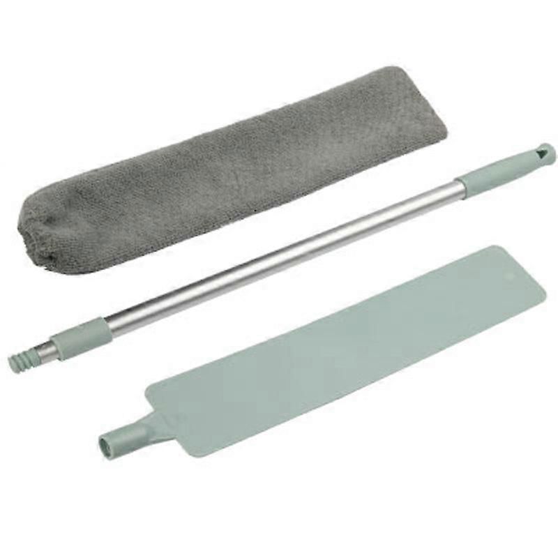Dust Brush Under Appliance Microfiber Duster with Extension Pole (40 to 55 inches) Bendable, Washable, Extendable Gap Dusters