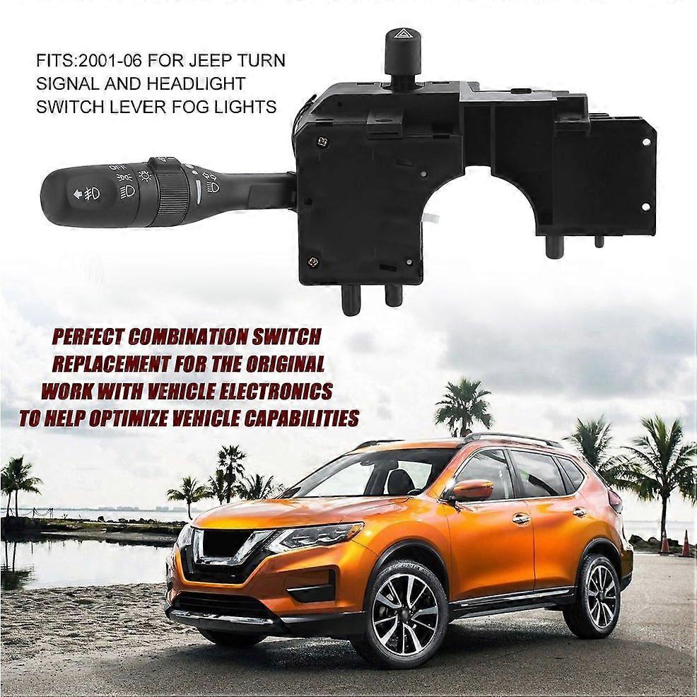 Headlight Turn Signal Switch Fog Lights Headlamp Dimmer Switch For Jeep