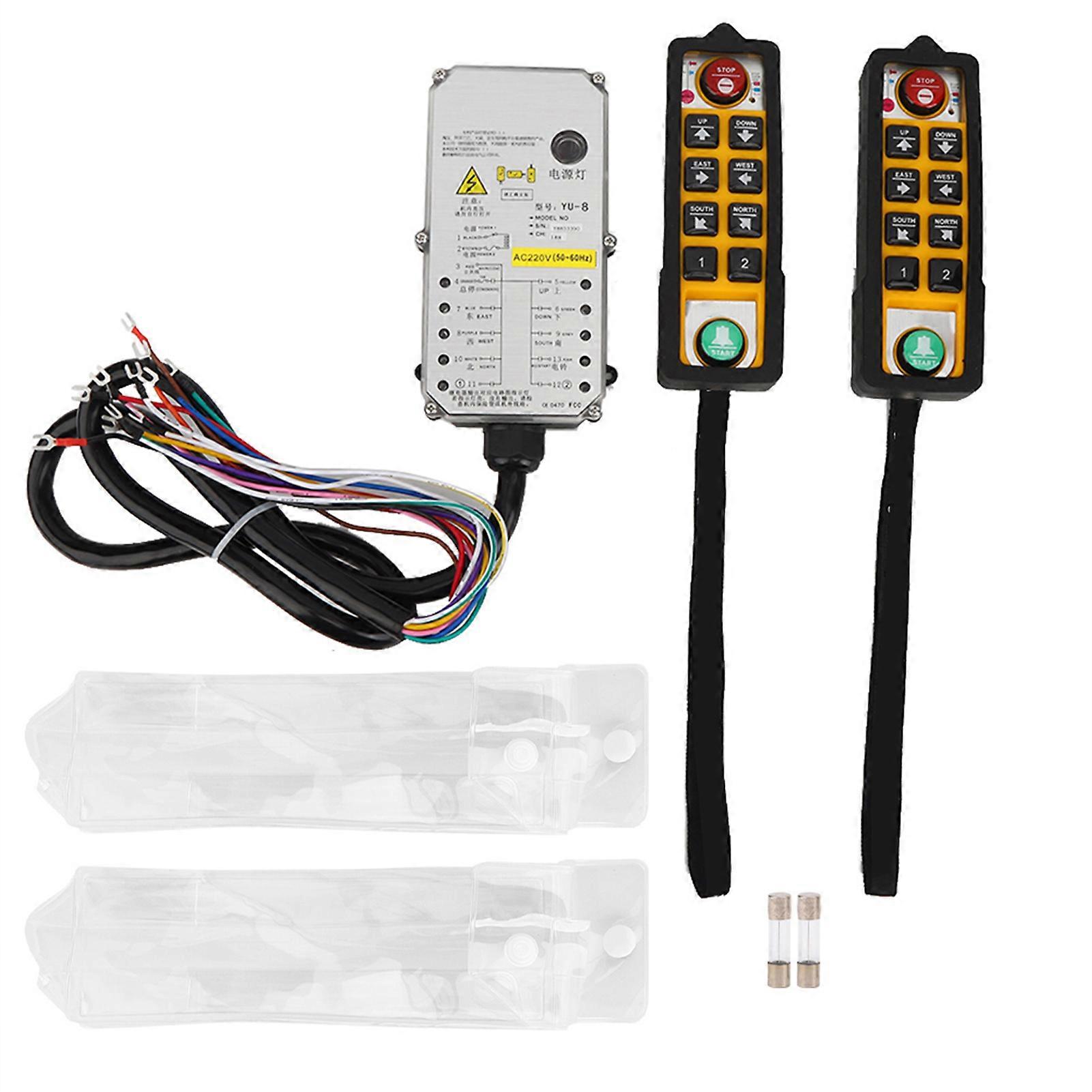 Hoist Controller Double Handle Three Proof Waterproof Acid Oil Resistant Anti Fall for Crane(AC220V ) NO.8284