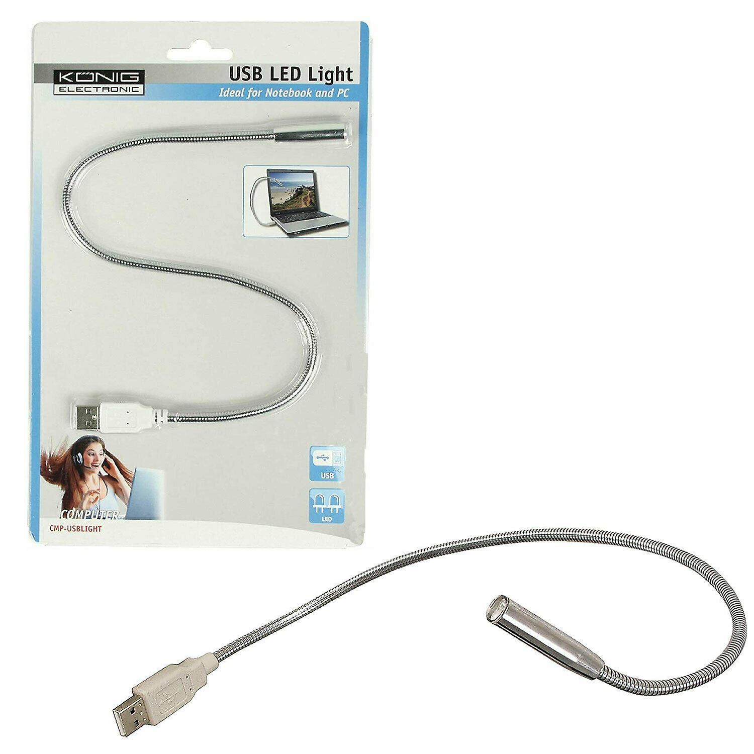Konig Flexible USB Powered LED Light For Laptop or Notebook
