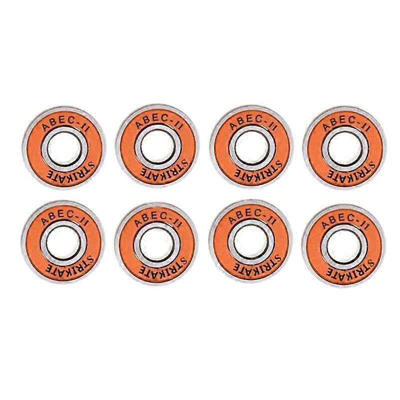 ABEC-11 Bearings Skateboard Longboard Bearings High Speed Skateboard Bearings (8Pcs)Orange
