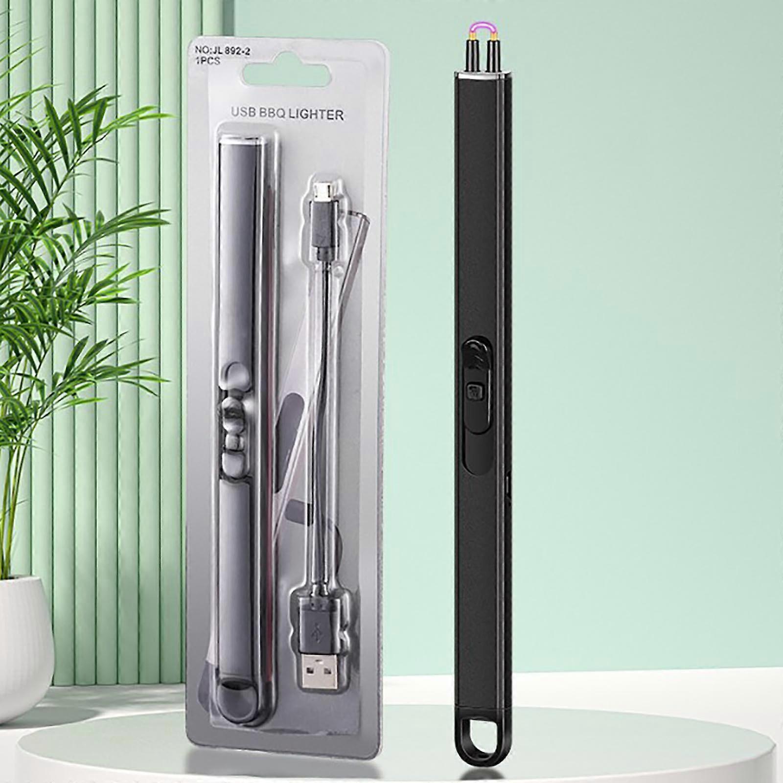 Electric Lighter Candle Lighter Plasma Lighters Windproof Flameless With USB Rechargeable Battery Double