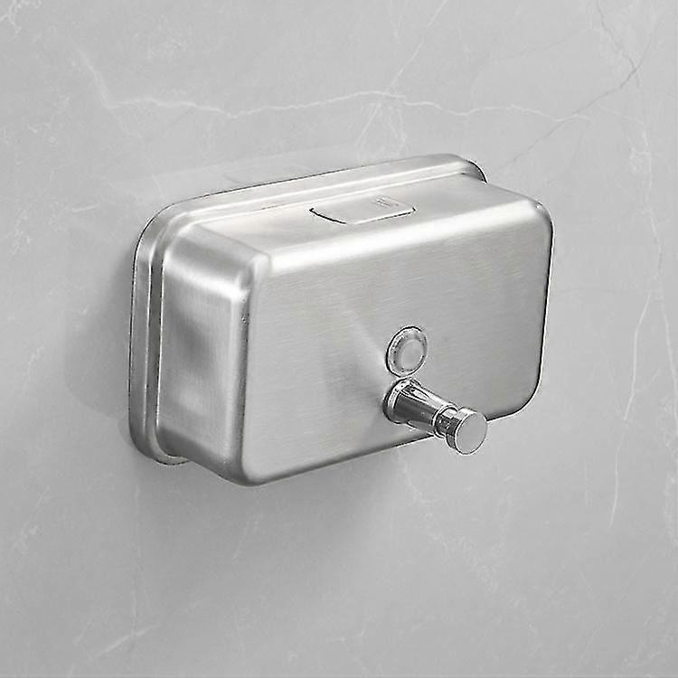 1000 مل موزع صابون مثبت على الحائط موزع صابون يدوي من الفولاذ المقاوم للصدأ- YuJia