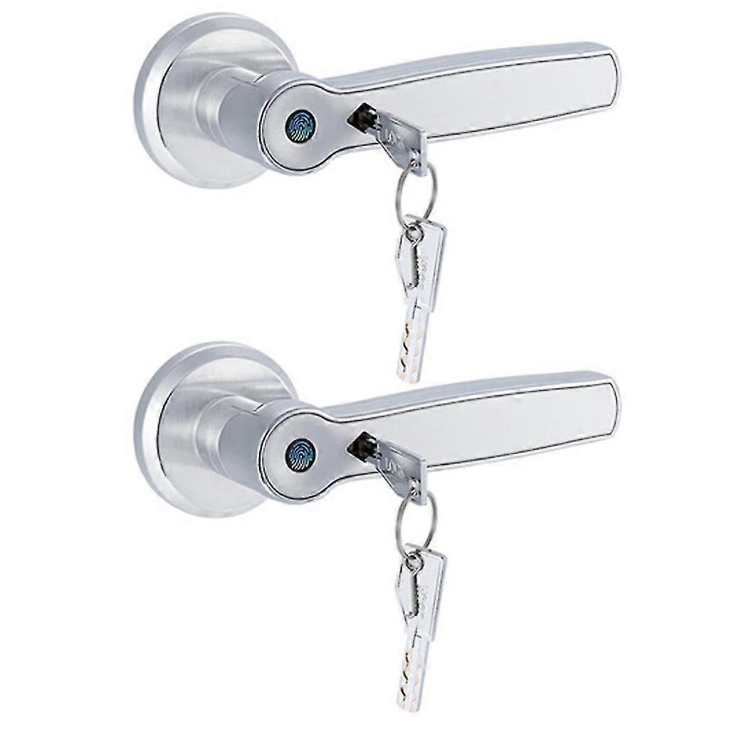 Fingerprint Door Lock Usb Interface 4 X Aaa Batteries (not Included) For Home