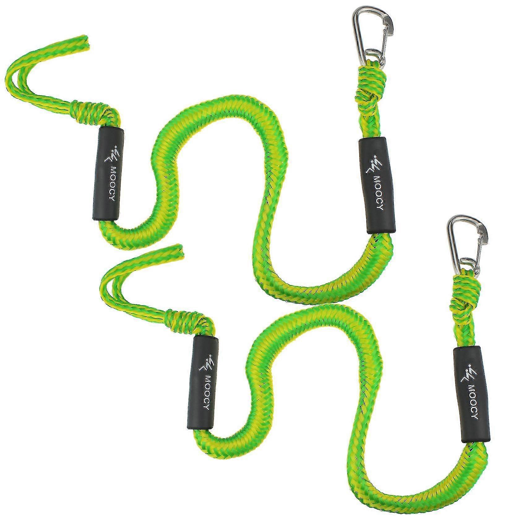 2-pack Boat Bune Dock Line With Hook Mooring Rope Boat Accessories For Pontoon Jet Waverun