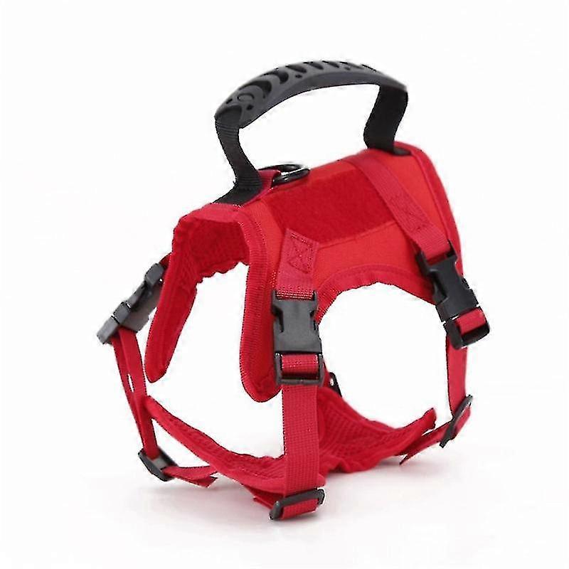 Tactical Cat Harness For Walking Escape Proof, Soft Mesh Adjustable Pet Vest Harness For Large Cat,small Dog