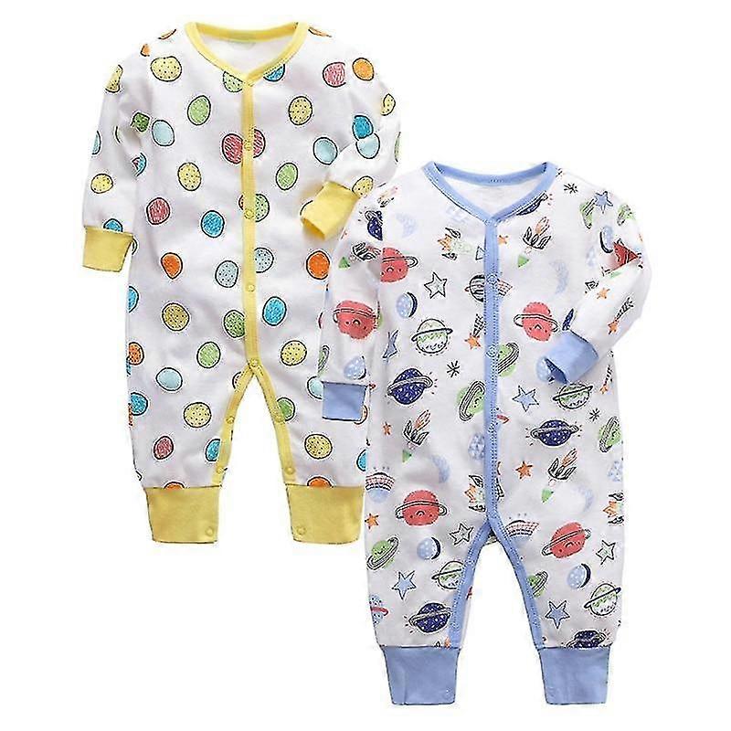 Soft Cotton With Playful Cartoon Patterns-2 Piece Sleep Wear