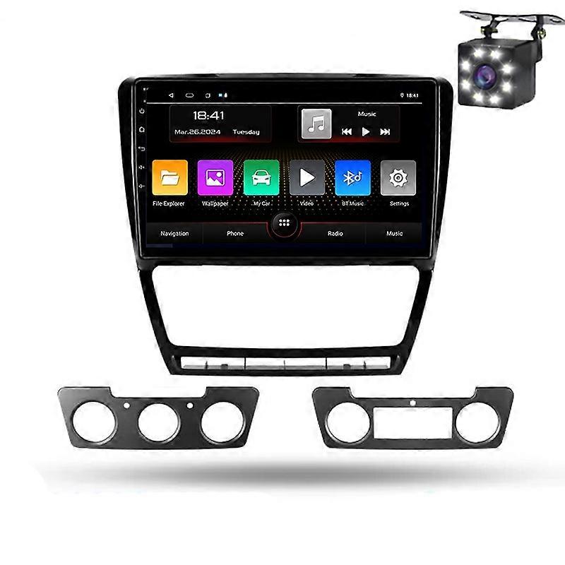 Car Multimedia Radio For Skoda Octavia 2 A5 2008-2013 Navigation GPS Carplay Android Auto