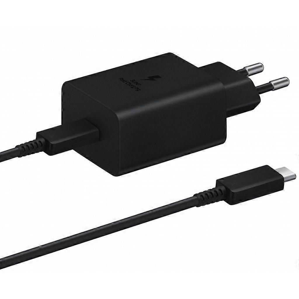 Samsung 45W PD USB-C Reiseladegerät mit USB-C Kabel - Schwarz