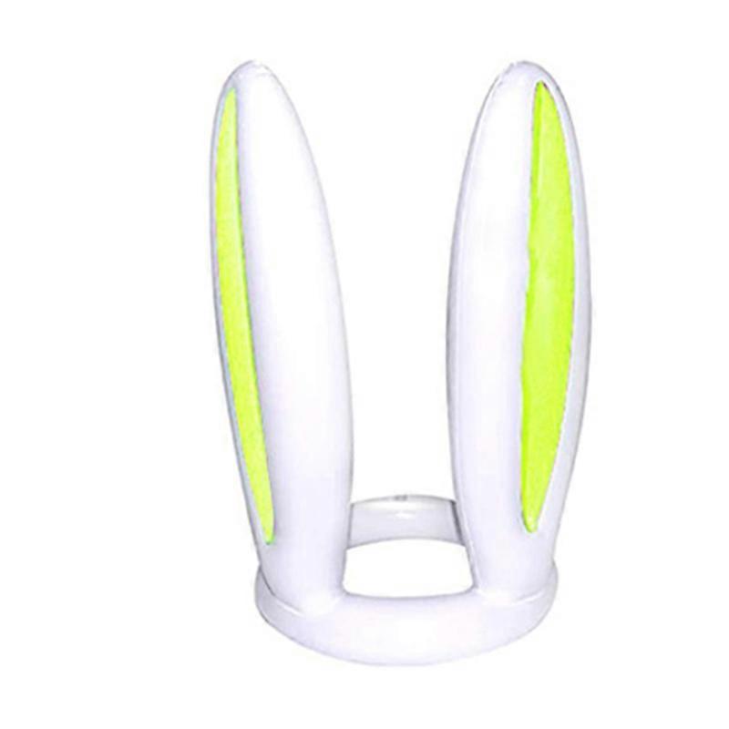 Inflatable Easter Rabbit Ears Hat with 4 Rings Wearable Bunny Toss Toy Easter Bunny Toy For Party Game Kids Outdoor