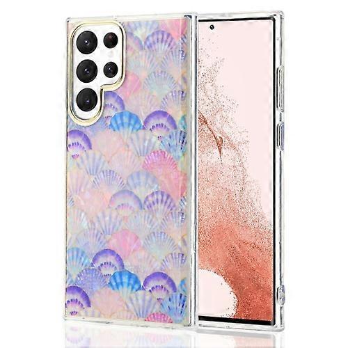 For Samsung Galaxy A22 4G Colorful Shell Texture TPU Phone Case