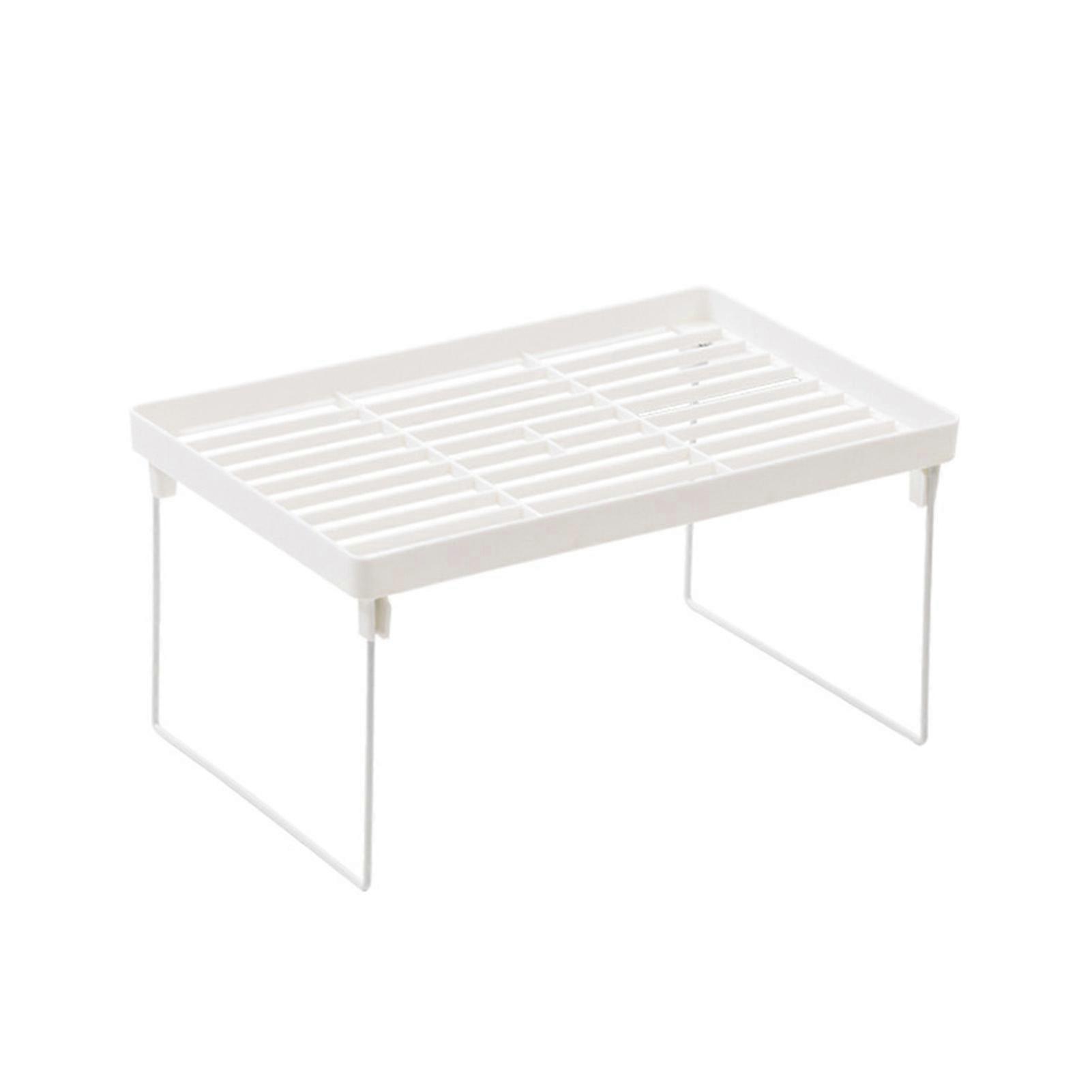 Countertop Wrought Iron Layered Storage Rack Dormitory Desktop Stackable Cabinet Inner Compartment Divider