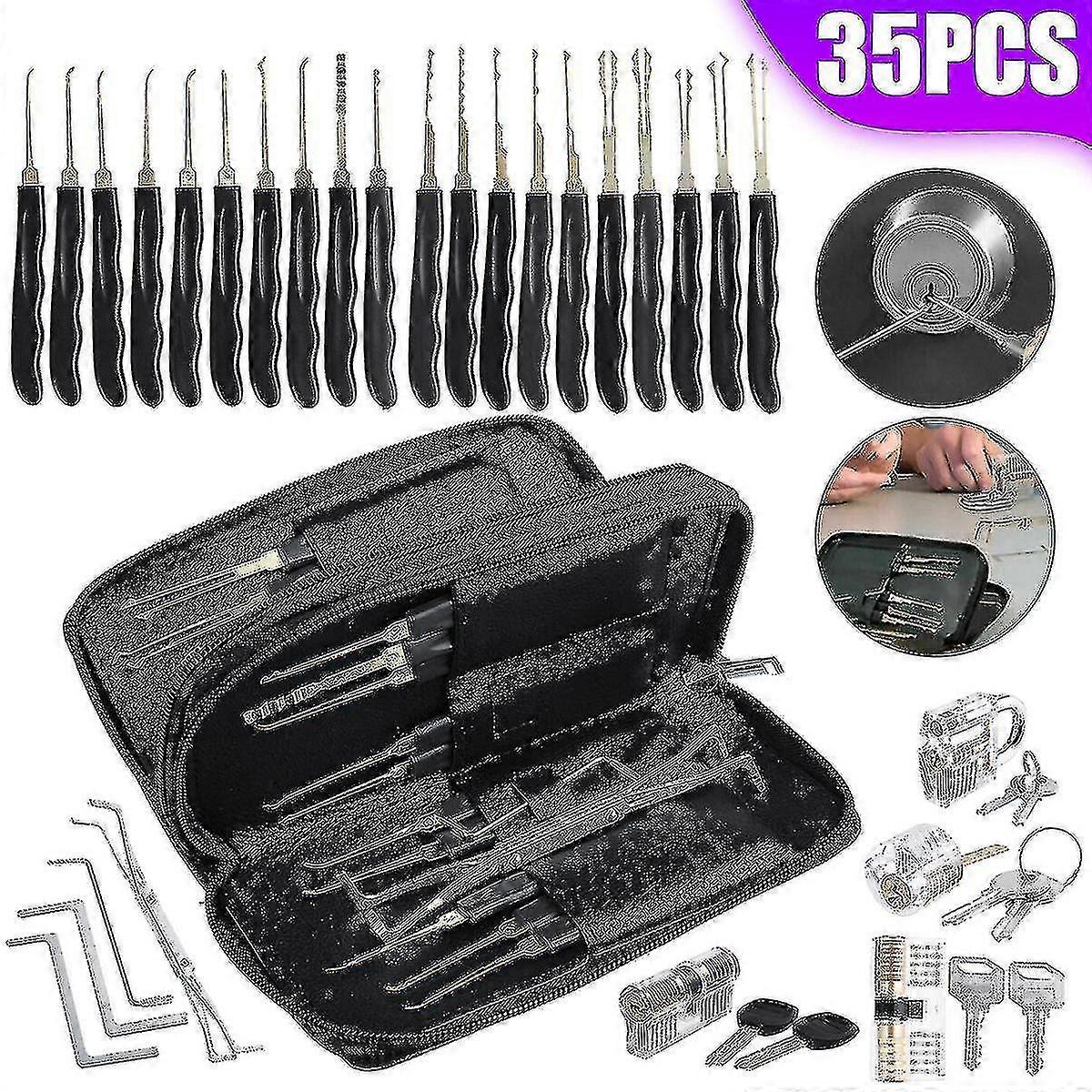 35pcs Kit Tools Unlocking Set Picks